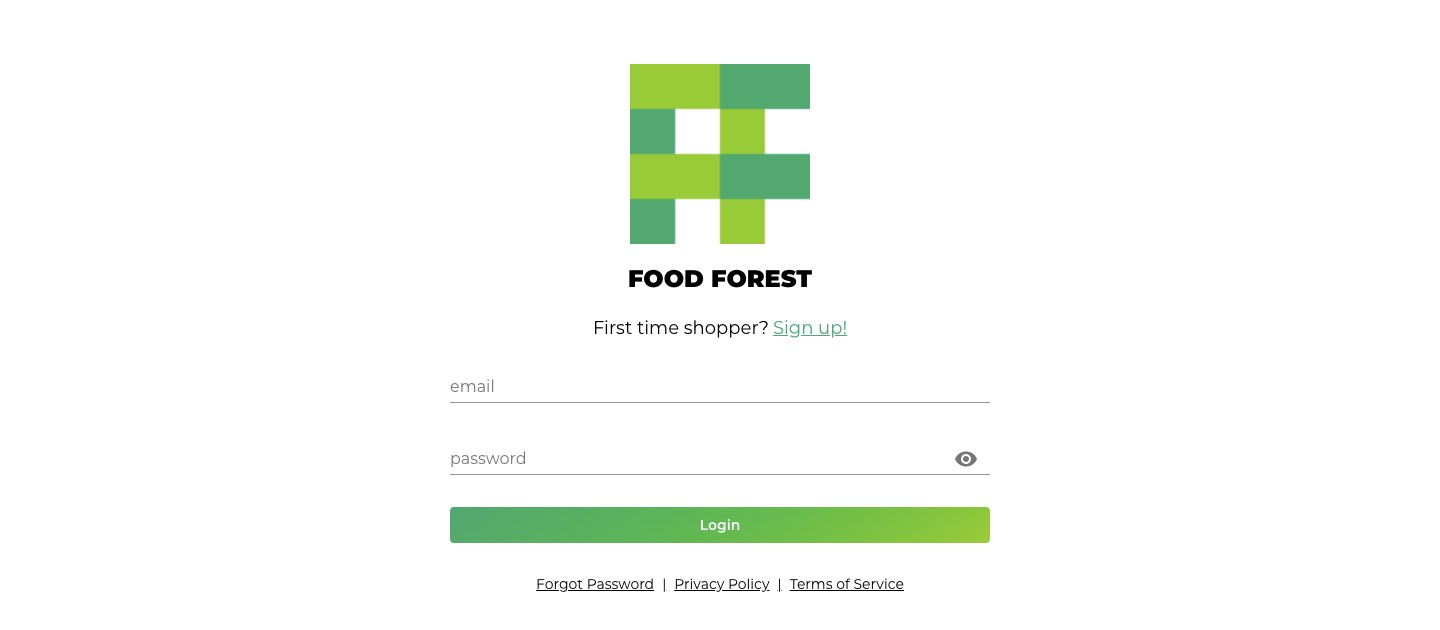 Food Forest Sign In